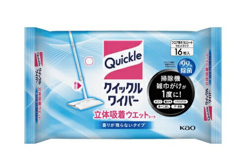 花王 クイックルワイパーリッタイウエット16P（単品）(3.0)