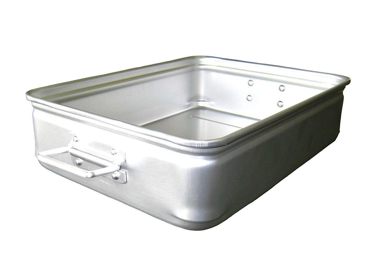 中尾アルミ製作所 アルマイト 手付 キングボックス(番重)中 110mm 309100 1個