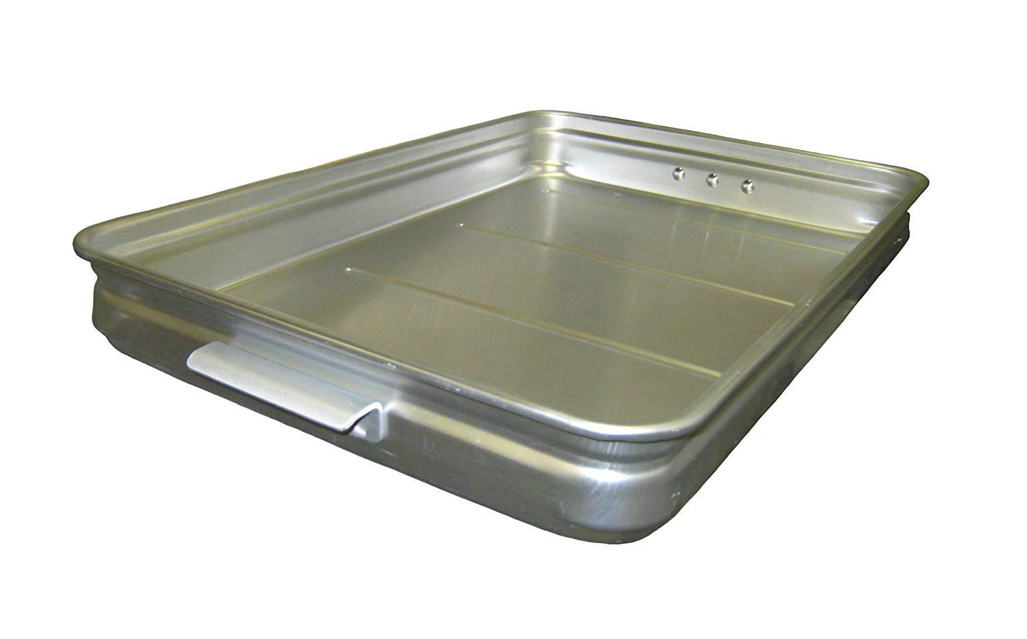 中尾アルミ製作所 アルマイト 手付 キングボックス(番重)大 60mm 309400 1個