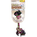 ペットプロジャパン ペットプロ ナチュラルコットンロープTOY S レインボー