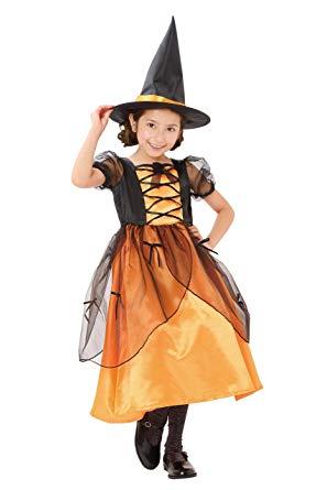 クリアストーン HW-15 メロディドレス(オレンジ) 子供120