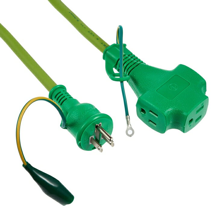 TRUSCO トラスコ中山 TRUSCO　トリプルポッキン極太ソフト電線緑 TTP-10E GN 2562502