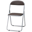 TRUSCO トラスコ中山 TRUSCO 折りたたみパイプ椅子 ウレタンレザーシート貼り 茶 FC-2000TS 5125022