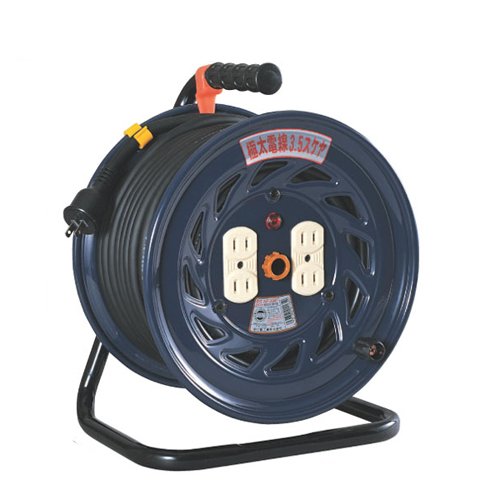 日動工業 ※日動 電工ドラム スタミナリール 100V 2芯 30m NF304F 5026 1255169