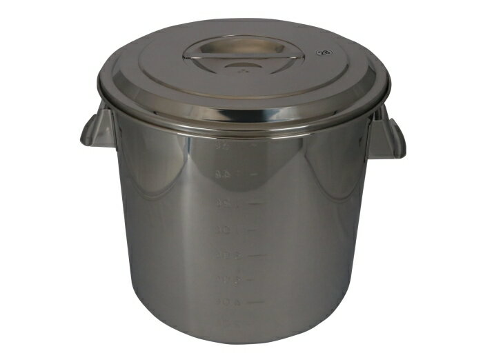 スギコ産業 スギコ　ステンレスキッチンポット蓋付　400x400　48L　手付 SH-4640 5006571