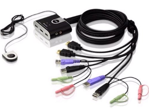 樂天商城 - ATEN HDMI・オーディオ対応2ポートUSB　KVMPスイッチ CS692 1個