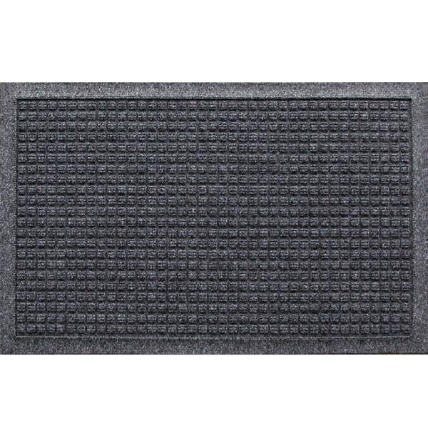 クリーンテックス・ジャパン KLEEN-TEX 超吸水マット ウォーターホース Tマット 屋内屋外兼用 62×88cm(厚み約1cm) ダークグレー (1039012)