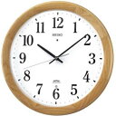 SEIKO CLOCK (セイコークロック) 掛け時計 電波 アナログ 木枠 天然色木地 KX311B