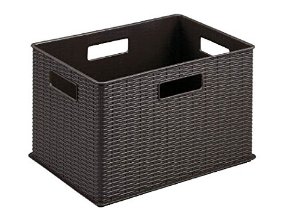 TRUSCO トラスコ中山 TRUSCO ラタン調ボックス ブラック TRUSCO ラタンチョウボックス ブラックRTB-1-BK (P)(4.0)