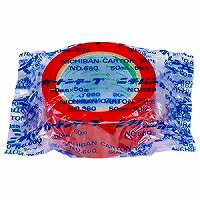 ニチバン カートンテープ赤(6601-50)「単位:コ」