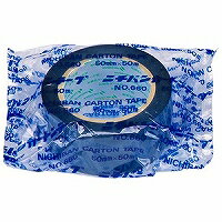 ニチバン カートンテープ青(6604-50)「単位:コ」