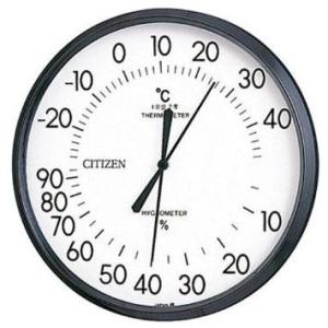 シチズン　温湿度計　TM−42白【BOVA52】