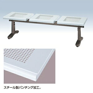 山崎産業 樹脂ベンチ 背無 1800ECO(ブルー) YB-97L-PC 1台／ケース