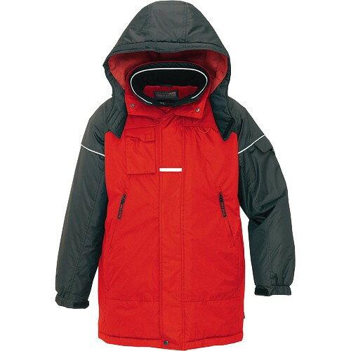 アイトス 防寒コート レッドLL AZ-6060-009-LL 1着