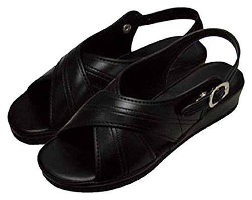 ニッポンスリッパ オフィスサンダル ブラック M 955757