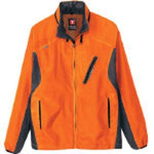 アイトス フードインジャケット(男女兼用)(春夏用) AZ-10301 163 オレンジ×チャコール Lサイズ