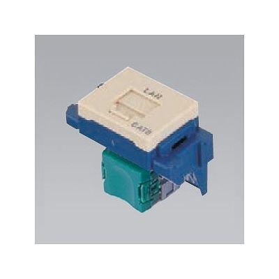 PANASONIC パナソニック 埋込型情報モジュラジャック CAT5E 「LAN」表示付 ベージュ NR3160F