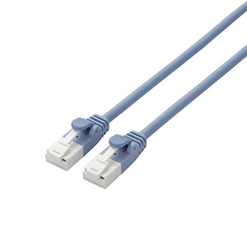 Cross （5 m+） - ELECOM エレコム やわらかLANケーブル/CAT6A/爪折れ防止/0.5m/ブルー LD-GPAYT/BU05(LD-GPAYT/BU05)