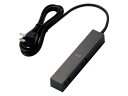 ELECOM エレコム エレコム AVT-D3-2415BK デザインタップ「roo’t」(2ピン・4個口) 1.5m ブラック(AVT-D3-2415BK)