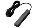ELECOM エレコム エレコム AVT-D3-2425BK デザインタップ「roo’t」(2ピン・4個口) 2.5m ブラック(AVT-D3-2425BK)