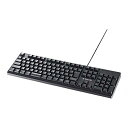 BUFFALO バッファロー BSKBCG300BK USB&PS2 有線ゲーミングキーボード PS4対応(BSKBCG300BK)