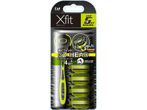貝印 XFIT4P スリムパック 1個 x1