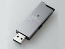 ELECOM エレコム 高速USB3.0メモリ(スライドタイプ) 32GB ブラック MF-DAU3032GBK 1個