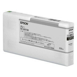 EPSON エプソン インクカートリッジ(グレー/200ml)(SC12GY20)
