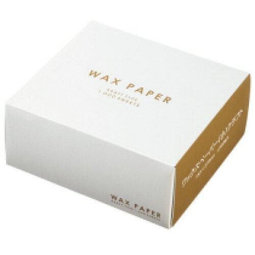 水野産業 ワックスペーパー (小) クラフト 1箱(1000枚)(187880)