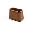 光 Fフェルト付脚キャップ 茶 入数100