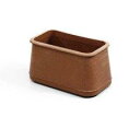 光 Fフェルト付脚キャップ 茶 入数100