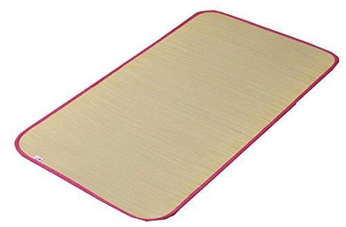 Rakuten - イケヒコ い草 シーツ い草シーツ ベビー キッズ ジュニア 寝ござ 『さわやか ネゴザ』 ピンク 約70×120cm
