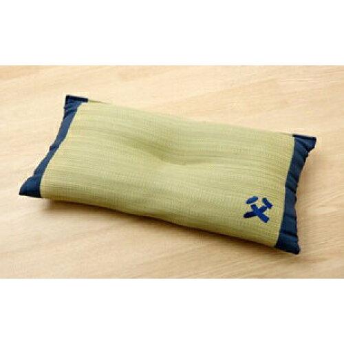 イケヒコ 【父の日】枕 まくら い草枕 消臭 ピロー 国産 『おとこの枕 くぼみ平枕』 約50×30cm 中材:低反発ウレタンチップ