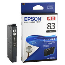 EPSON エプソン インクカートリッジ ICBK83　ブラック