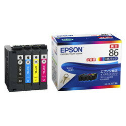 EPSON エプソン インクカートリッジ(4色パック/大容量)(IC4CL86)