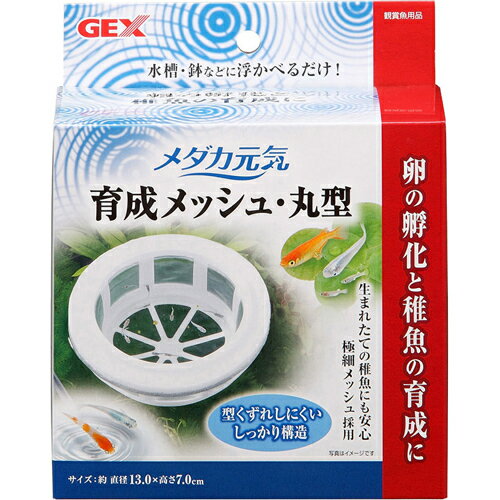 GEX(ジェックス) メダカ元気　育成メッシュ　丸型 1個