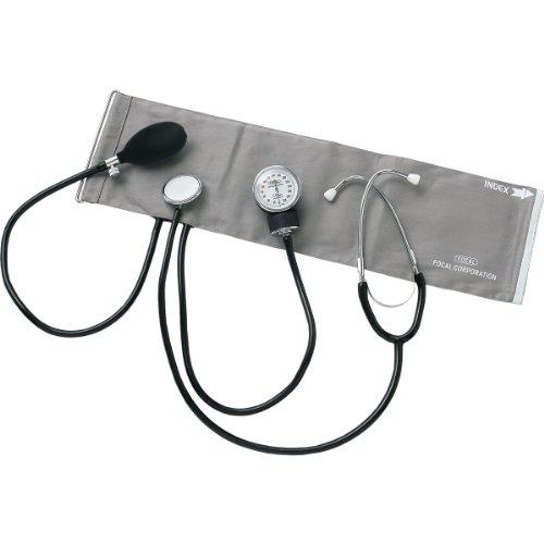 フォーカルコーポレーション アネロイド血圧計［ラテックスフリー］　Dリング聴診器一体型 FC-101 1個