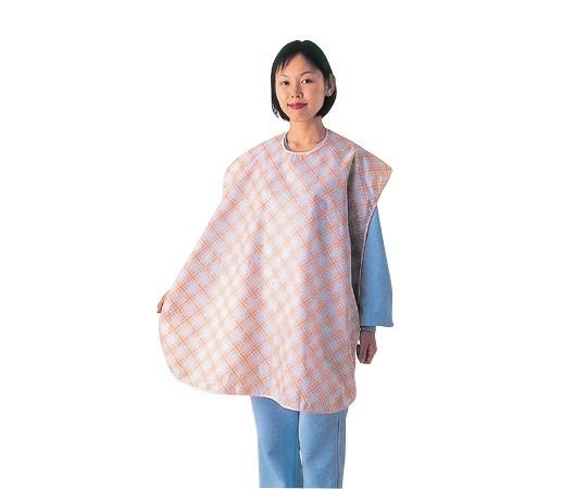 アズワン 撥水加工食事用エプロン　ピンクNCNN315-0684050-3069-02