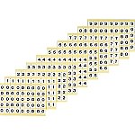 アズワン モノクロナンバーラベル　1NCNN305-0141060-3142-02