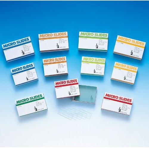 アズワン スライドグラス　1103（プレクリン水切放）　1．0mm　100枚入NC2003110146061-6723-04