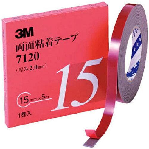 3M スリーエム 両面粘着テープ 自動車外装用 6mm×5m 厚さ2.0mm 2巻入 グレー 71206AAD