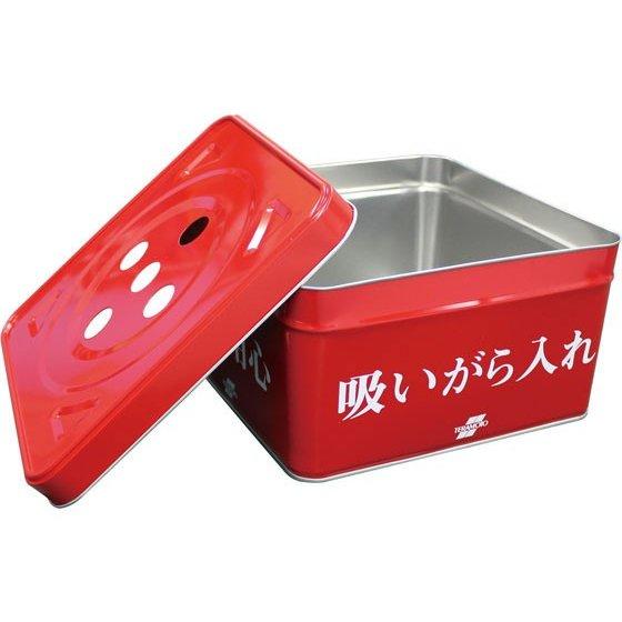 テラモト 吸殻入れ(現場用) 缶 約W241×D241×H130mm SS-258-420-0※スタ ...
