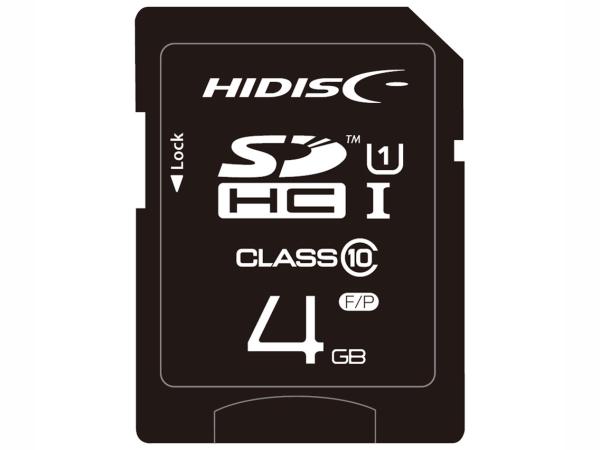 HI DISC HDSDH4GCL10UIJP3 SDHCカード4GB class10 UHS-I