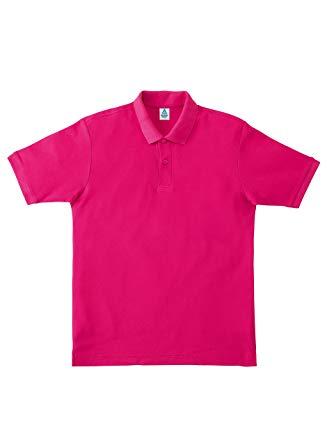 COTTON STAFF(コットンスタッフ) CVCカノコドライポロシャツ (MS3113) [色 : ショッキングピンク] [サイズ : 5L]