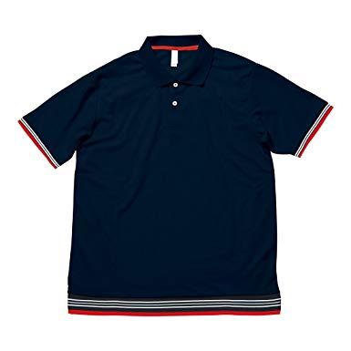 MAXIMUM スソラインリブポロシャツ (MS3117) [色 : ネイビー] [サイズ : GL]