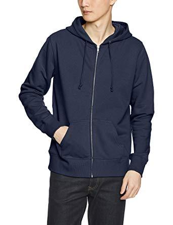 LIFEMAX(ライフマックス) 10オンス_フレンチテリーフルジップパーカ (MS2120) [色 : ネイビー] [サイズ : XS]