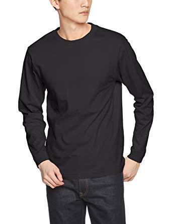 LIFEMAX(ライフマックス) ヘビーウェイトロングスリーブTシャツ(カラー (MS1607) [色 : ブラック] [サイズ : XS]