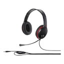 BUFFALO バッファロー 両耳ヘッドバンド式ヘッドセット 4極 大型ドライバー搭載(BSHSHCS300BK)