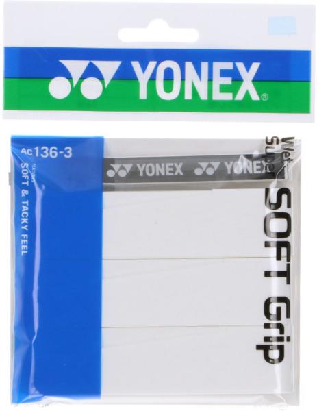 YONEX ヨネックス ヨネックス　ウエットスーパーソフトグリップ　品番：AC1363　カラー：ホワイト