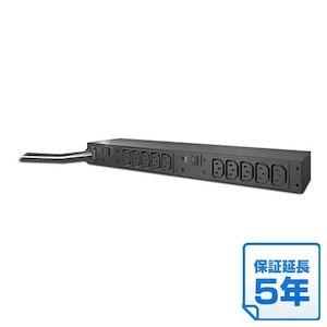 SCHNEIDER APC シュナイダー APC Rack PDU、Basic、1U、30A、200V、(10) C13 5年保証(AP9571A5W)